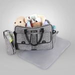 Geanta mamici Qplay Sylvie Gri fotografia produsului View 10 S