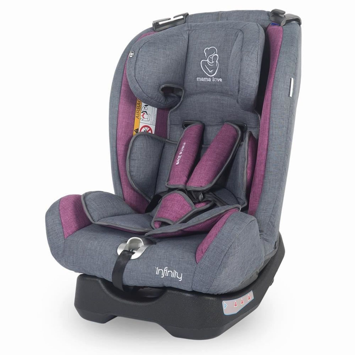 Scaun auto grupa 0-36 kg MamaLove Infinity Violet fotografia produsului View 3 L