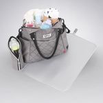 Geanta mamici Qplay Amy Gri deschis fotografia produsului View 2 S