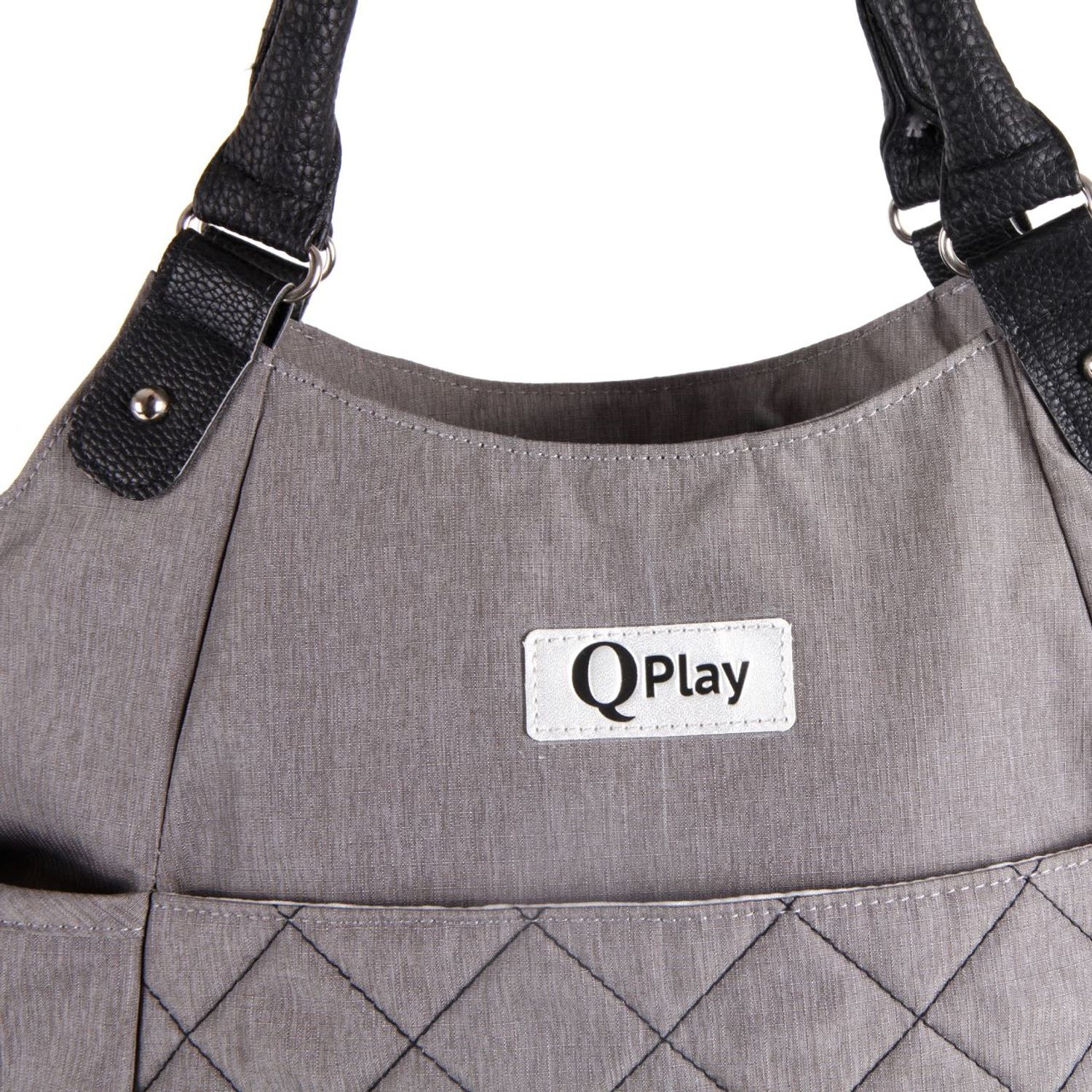 Geanta mamici Qplay Amy Gri deschis fotografia produsului View 7 L
