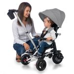 Tricicleta ultrapliabila Qplay Nova gri fotografia produsului View 6 S