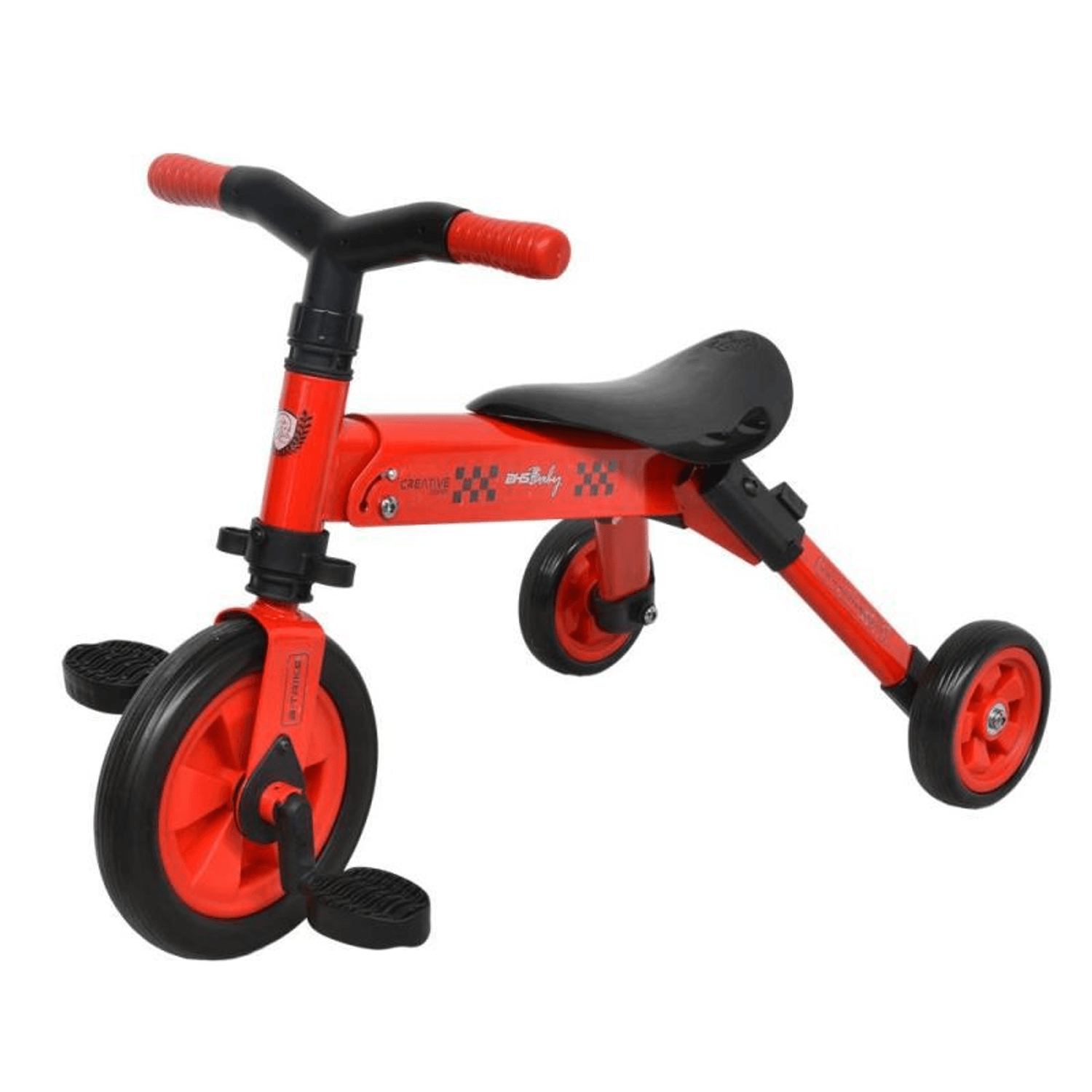Tricicleta DHS B-Trike verde fotografia produsului View 2 L