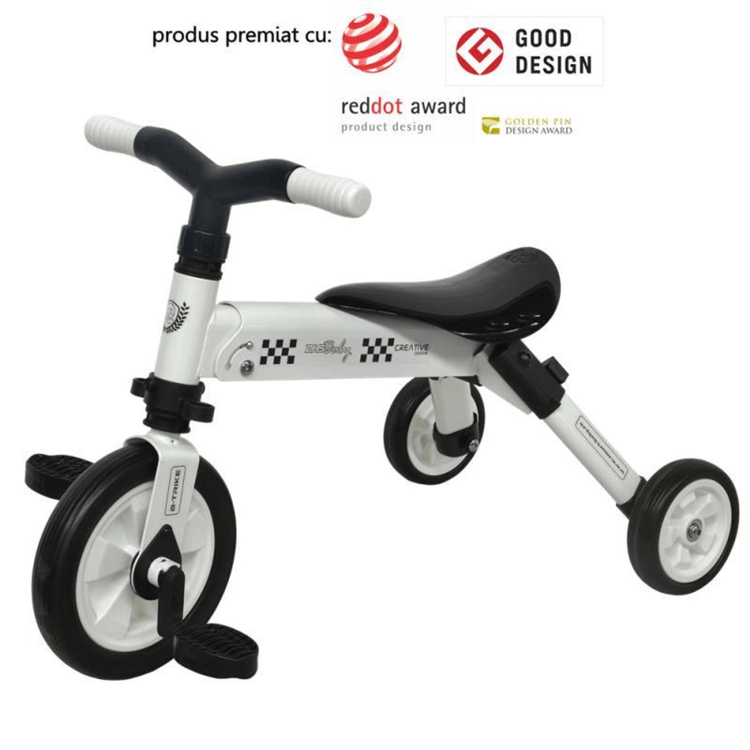 Tricicleta DHS B-Trike verde fotografia produsului View 5 L