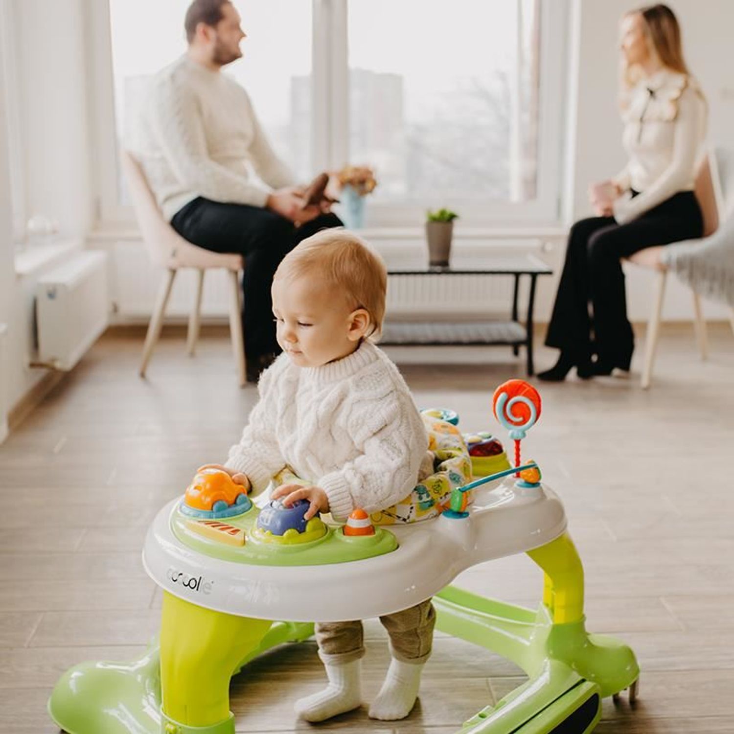 Premergator cu centru de activitati Coccolle Arlo Albastru fotografia produsului View 8 L