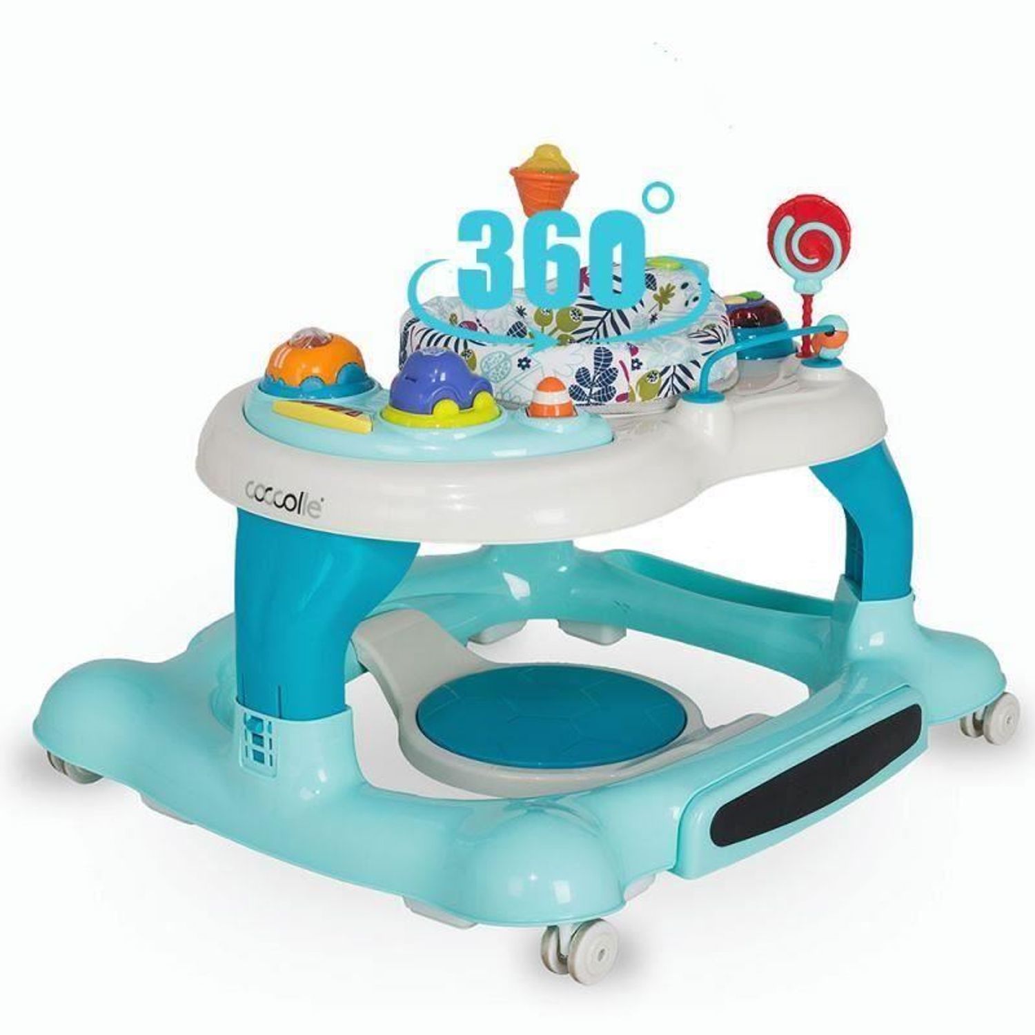 Premergator cu centru de activitati Coccolle Arlo Albastru fotografia produsului View 4 L