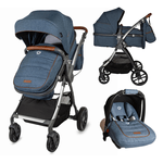 Carucior transformabil 3 in 1 Coccolle Acero Jeans fotografia produsului