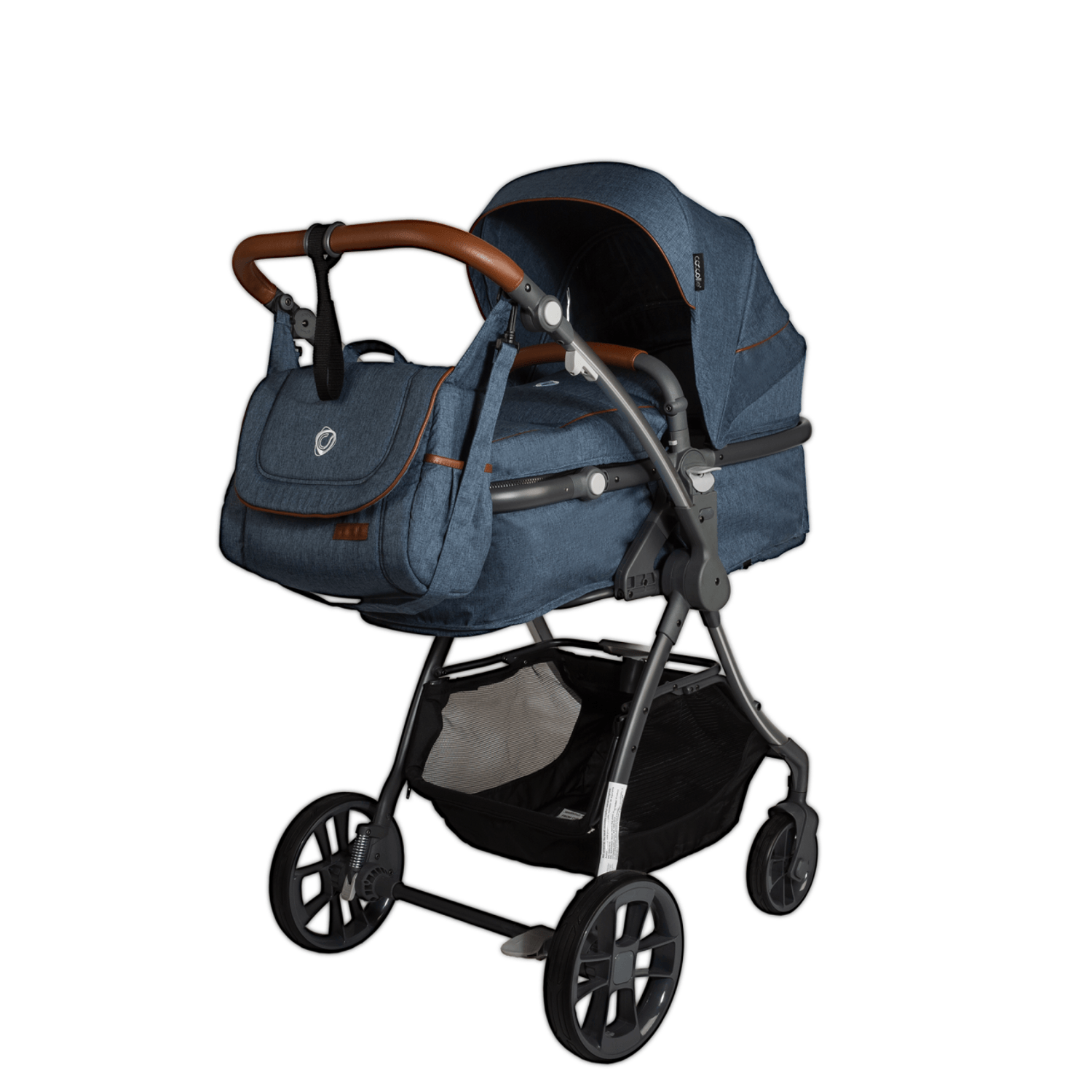 Carucior transformabil 3 in 1 Coccolle Acero Jeans fotografia produsului View 5 L