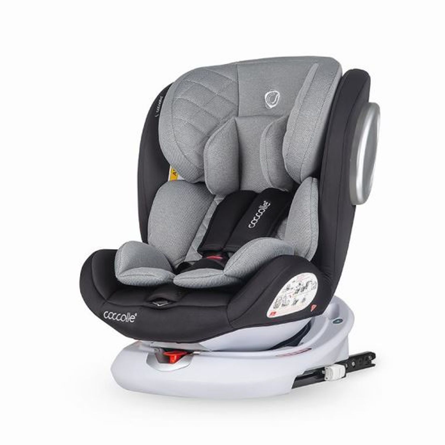 Scaun auto rotativ 0-36 kg Coccolle Lyra Greystone fotografia produsului