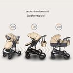 Carucior 3 in 1 transformabil Coccolle Oppa Bej fotografia produsului View 15 S
