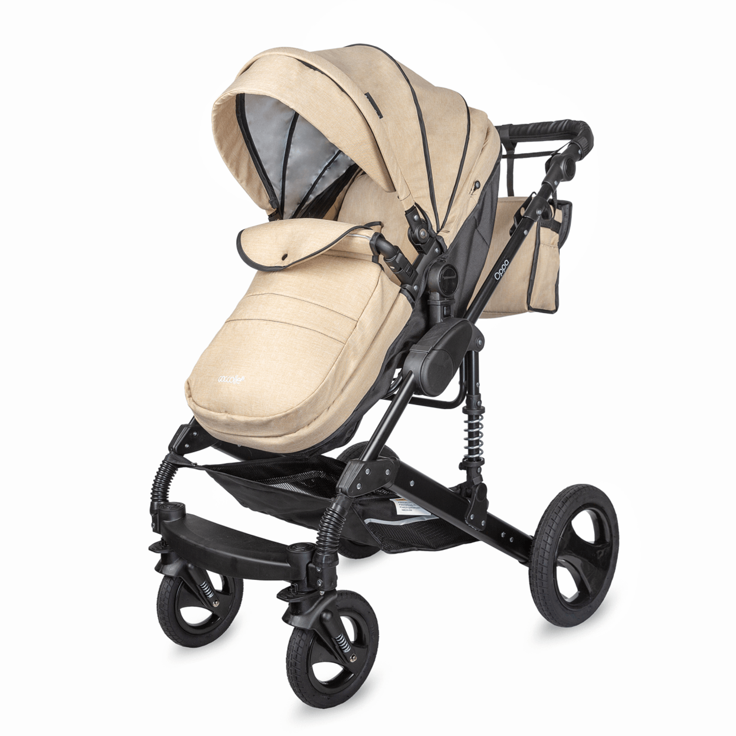 Carucior 3 in 1 transformabil Coccolle Oppa Bej fotografia produsului View 7 L