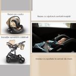 Carucior 3 in 1 transformabil Coccolle Oppa Bej fotografia produsului View 22 S
