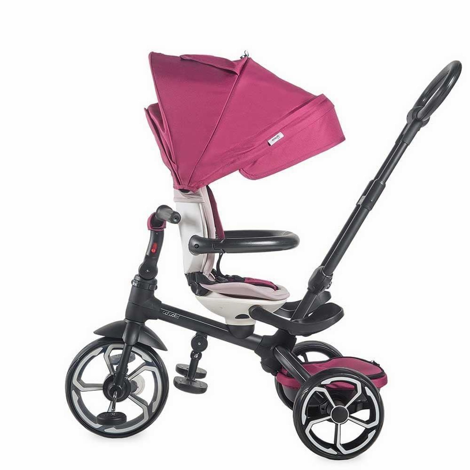 Tricicleta multifunctionala Coccolle Modi+ Violet fotografia produsului View 3 L