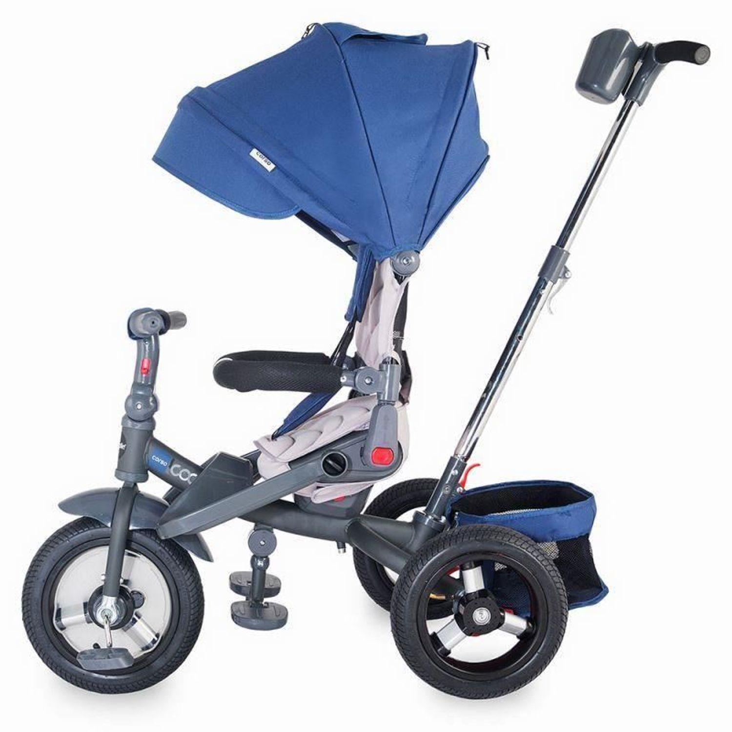 Tricicleta multifunctionala Coccolle Corso Albastru fotografia produsului View 2 L