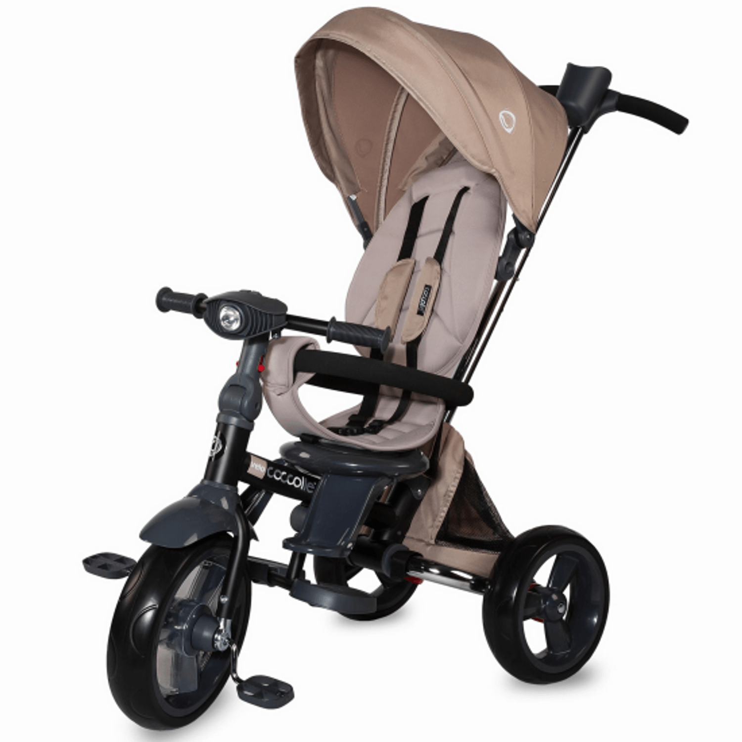 Tricicleta multifunctionala 4in1 cu sezut reversibil Coccolle Velo Bej fotografia produsului