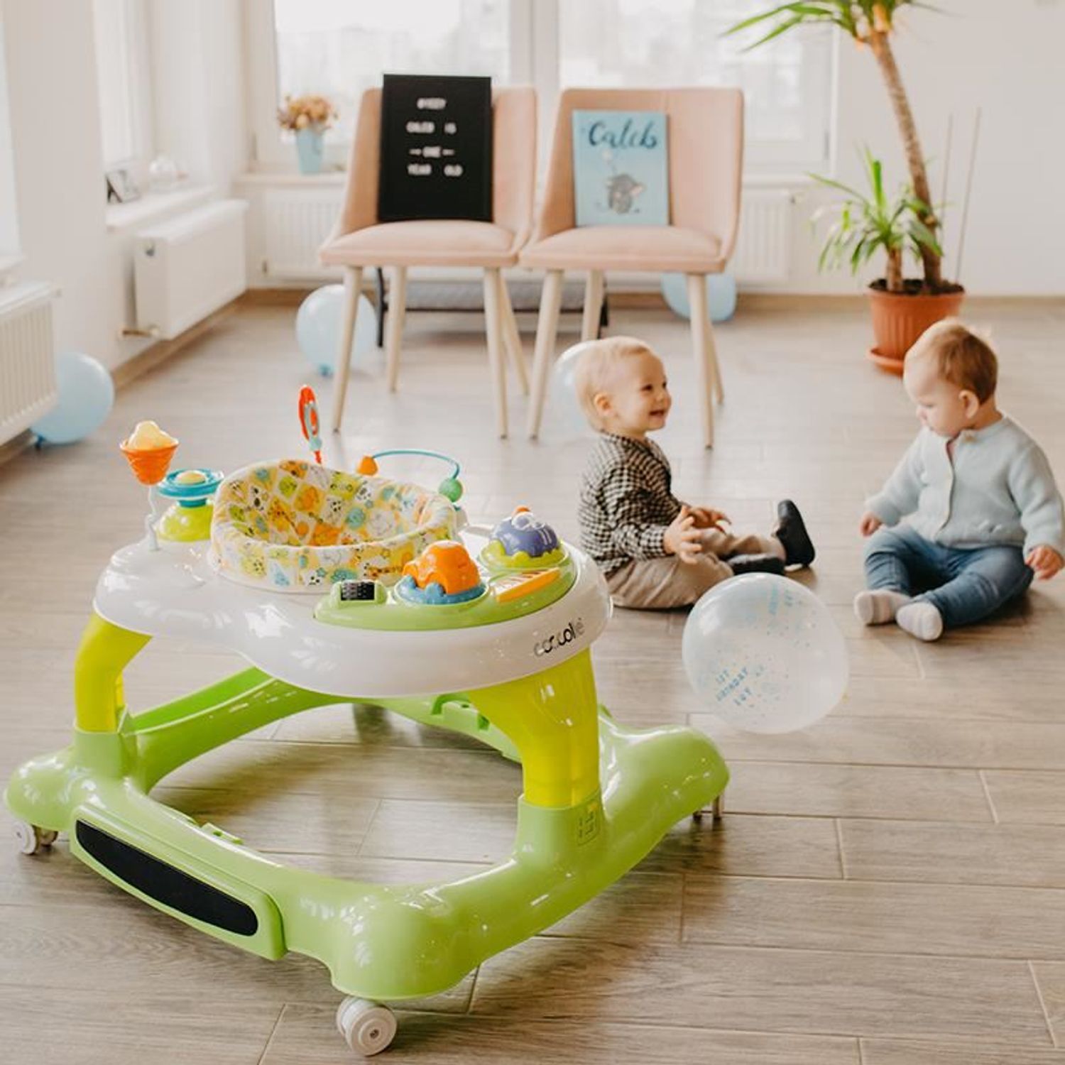 Premergator cu centru de activitati Coccolle Arlo Verde fotografia produsului View 7 L