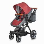 Carucior transformabil 3 in 1 Coccolle Ambra Syrah Red 2021 fotografia produsului View 3 S