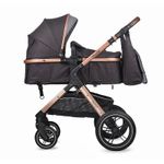 Carucior transformabil 3 in 1 Coccolle Melora Diamond black fotografia produsului View 8 S