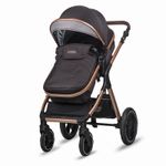 Carucior transformabil 3 in 1 Coccolle Melora Diamond black fotografia produsului View 2 S