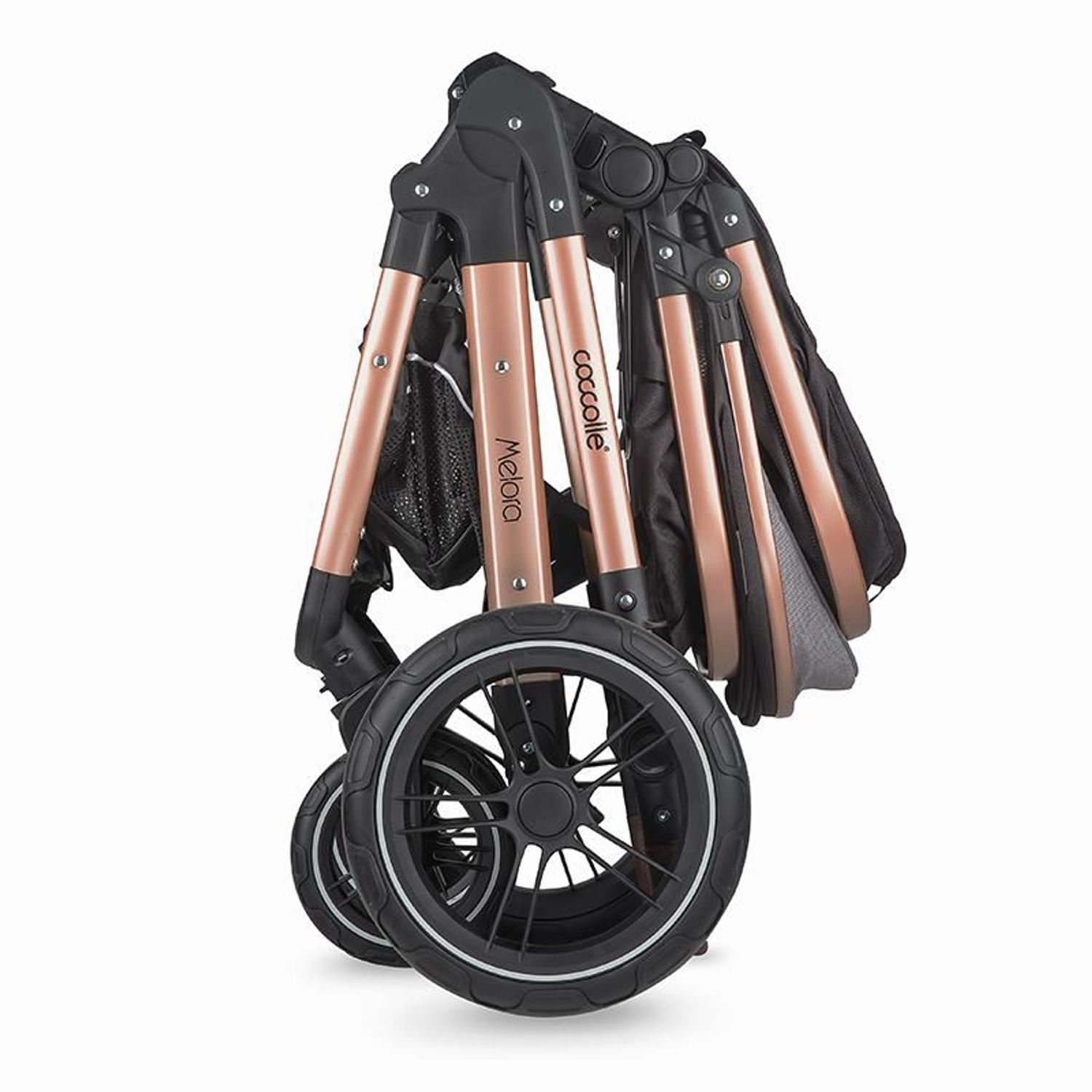 Carucior transformabil 3 in 1 Coccolle Melora Diamond black fotografia produsului View 18 L