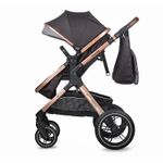 Carucior transformabil 3 in 1 Coccolle Melora Diamond black fotografia produsului View 4 S