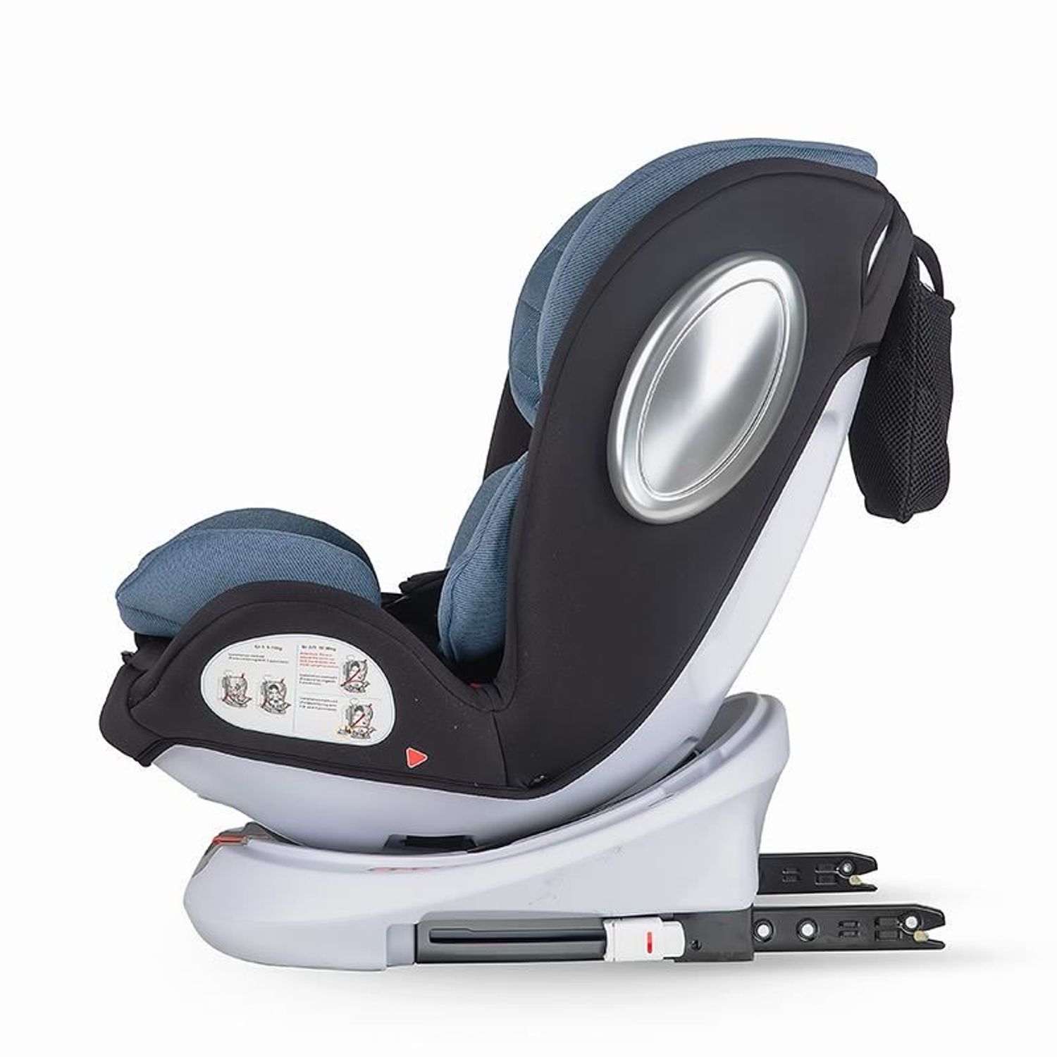 Scaun auto rotativ 0-36 kg Coccolle Lyra Celestial Blue fotografia produsului View 8 L