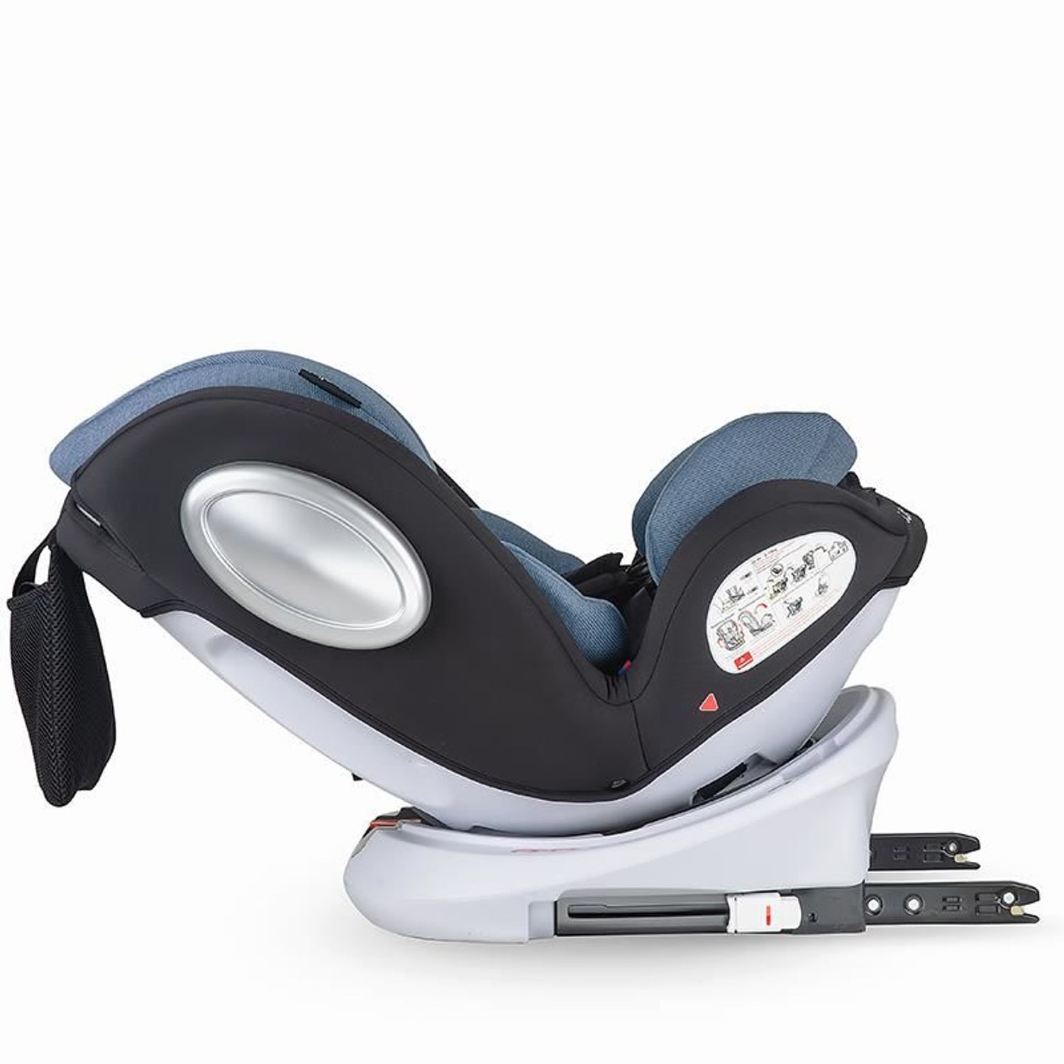Scaun auto rotativ 0-36 kg Coccolle Lyra Celestial Blue fotografia produsului View 14 L