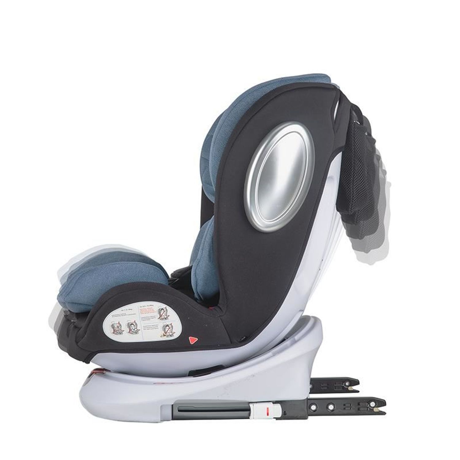 Scaun auto rotativ 0-36 kg Coccolle Lyra Celestial Blue fotografia produsului View 10 L
