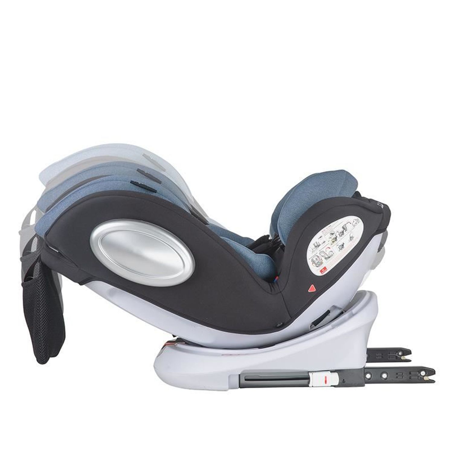 Scaun auto rotativ 0-36 kg Coccolle Lyra Celestial Blue fotografia produsului View 17 L