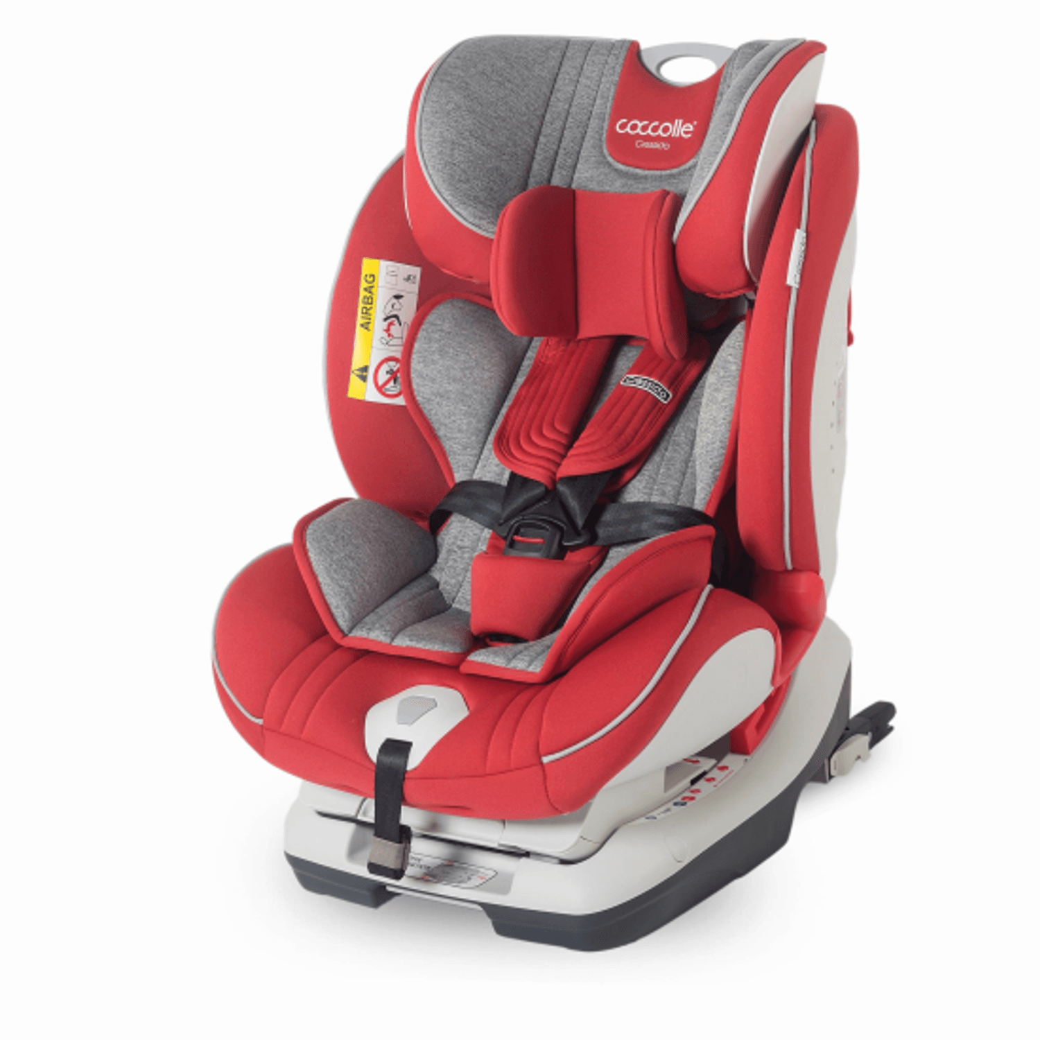 Scaun auto cu Isofix grupa 0-36 kg Coccolle Cressida Rosu fotografia produsului