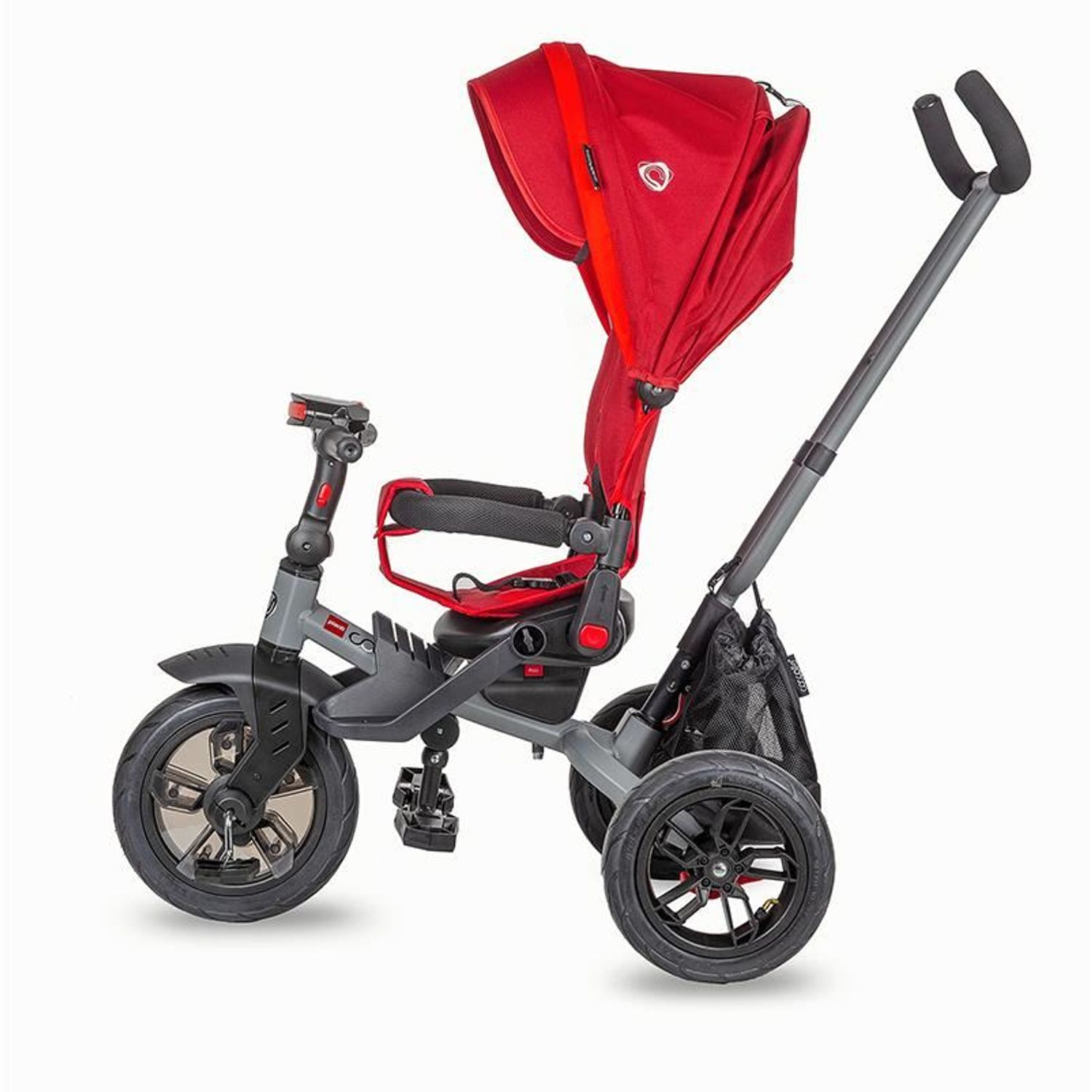 Tricicleta multifunctionala Coccolle Pianti Ruby Red fotografia produsului View 3 L