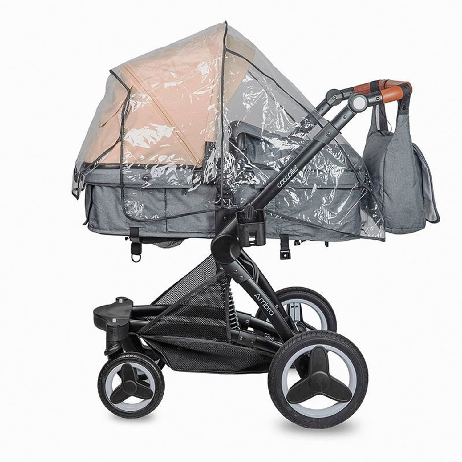 Carucior transformabil 3 in 1 Coccolle Ambra Safari Beige 2021 fotografia produsului View 14 L
