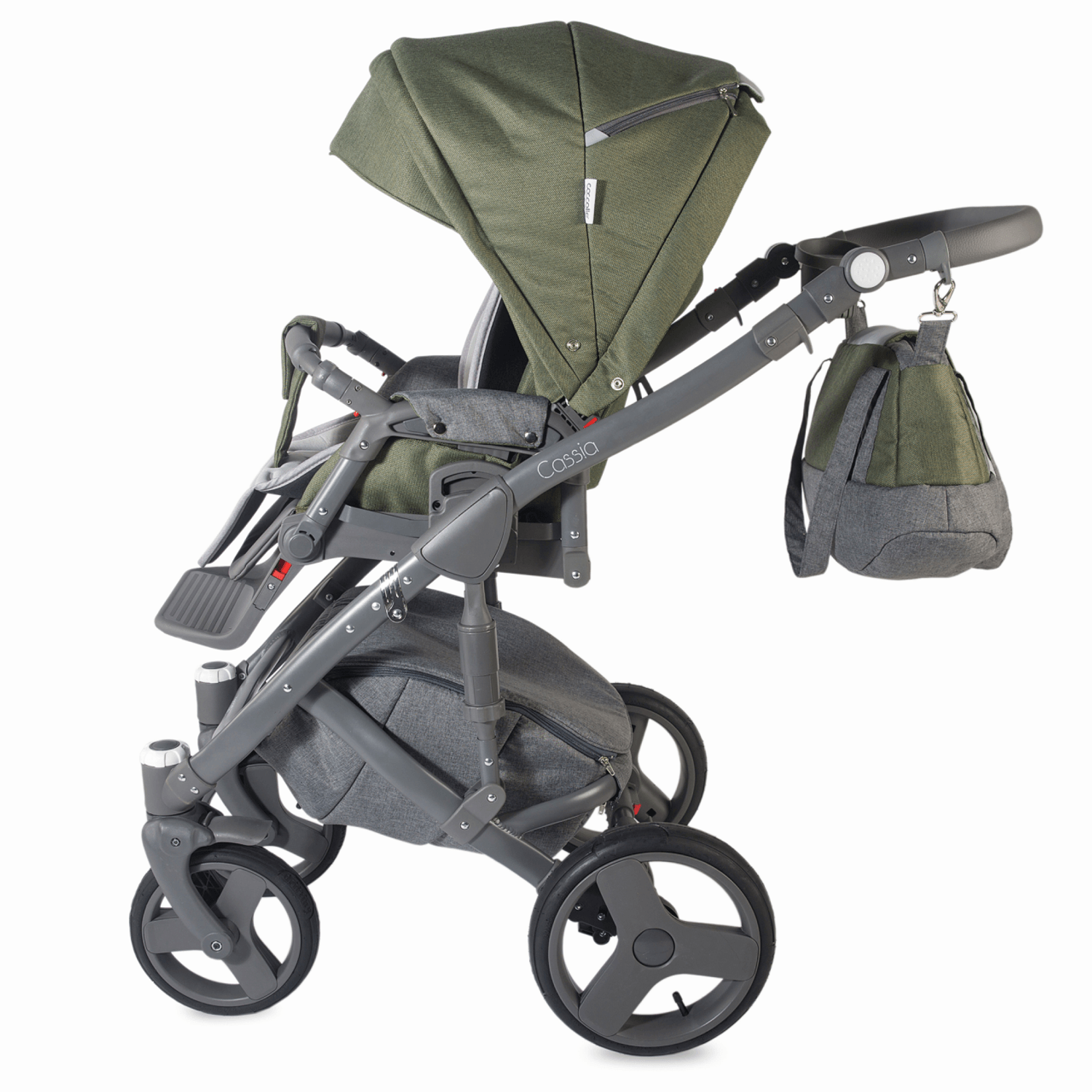 Carucior modular 3 in 1 Coccolle Cassia Khaki fotografia produsului View 12 L