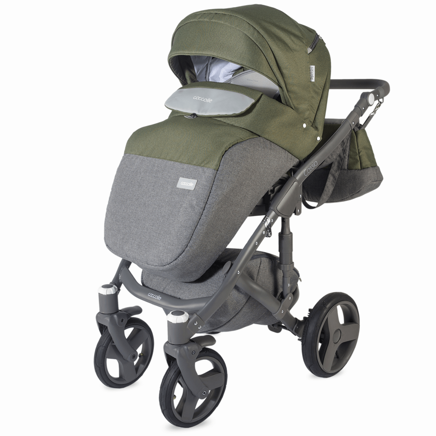 Carucior modular 3 in 1 Coccolle Cassia Khaki fotografia produsului View 11 L