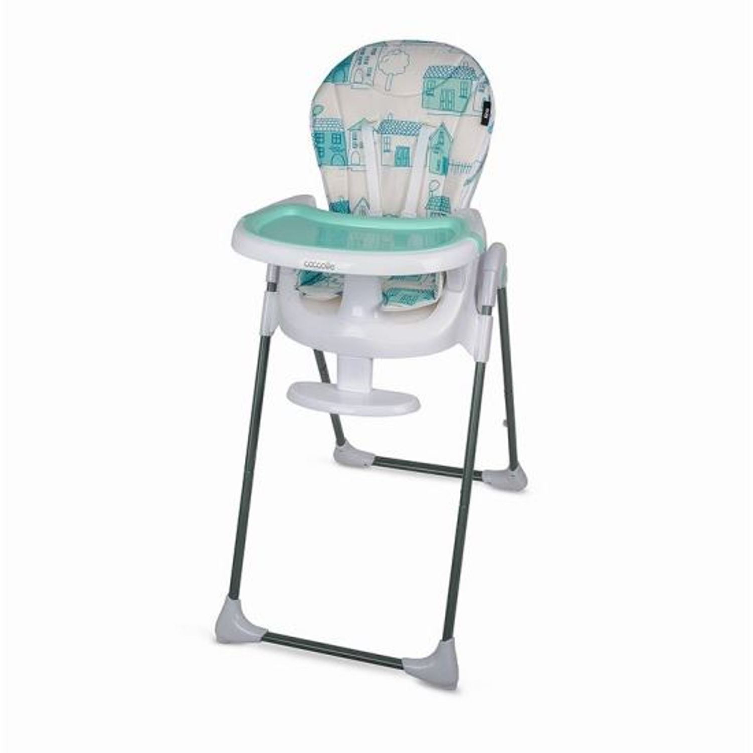 Scaun de luat masa Coccolle Fino Pastel Turquoise fotografia produsului