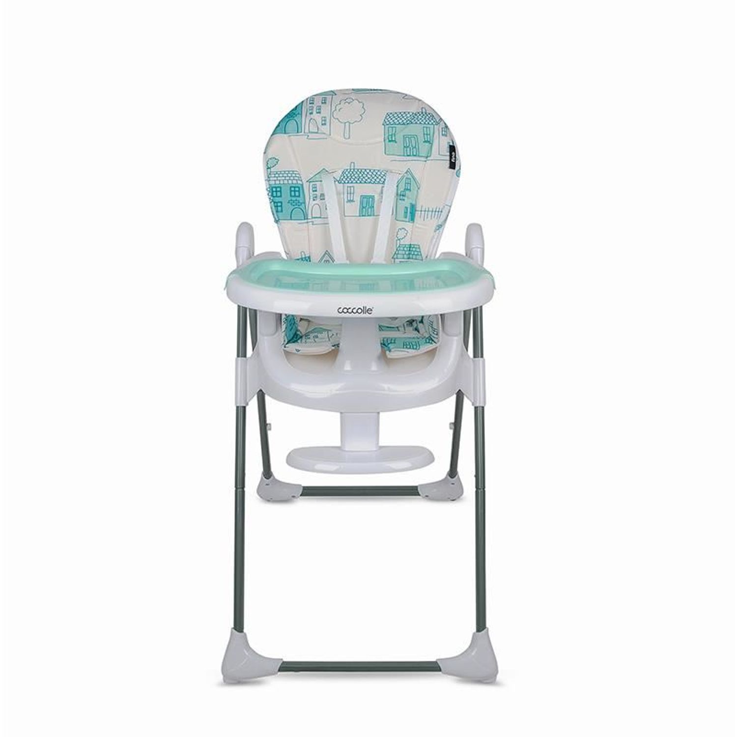 Scaun de luat masa Coccolle Fino Pastel Turquoise fotografia produsului View 5 L