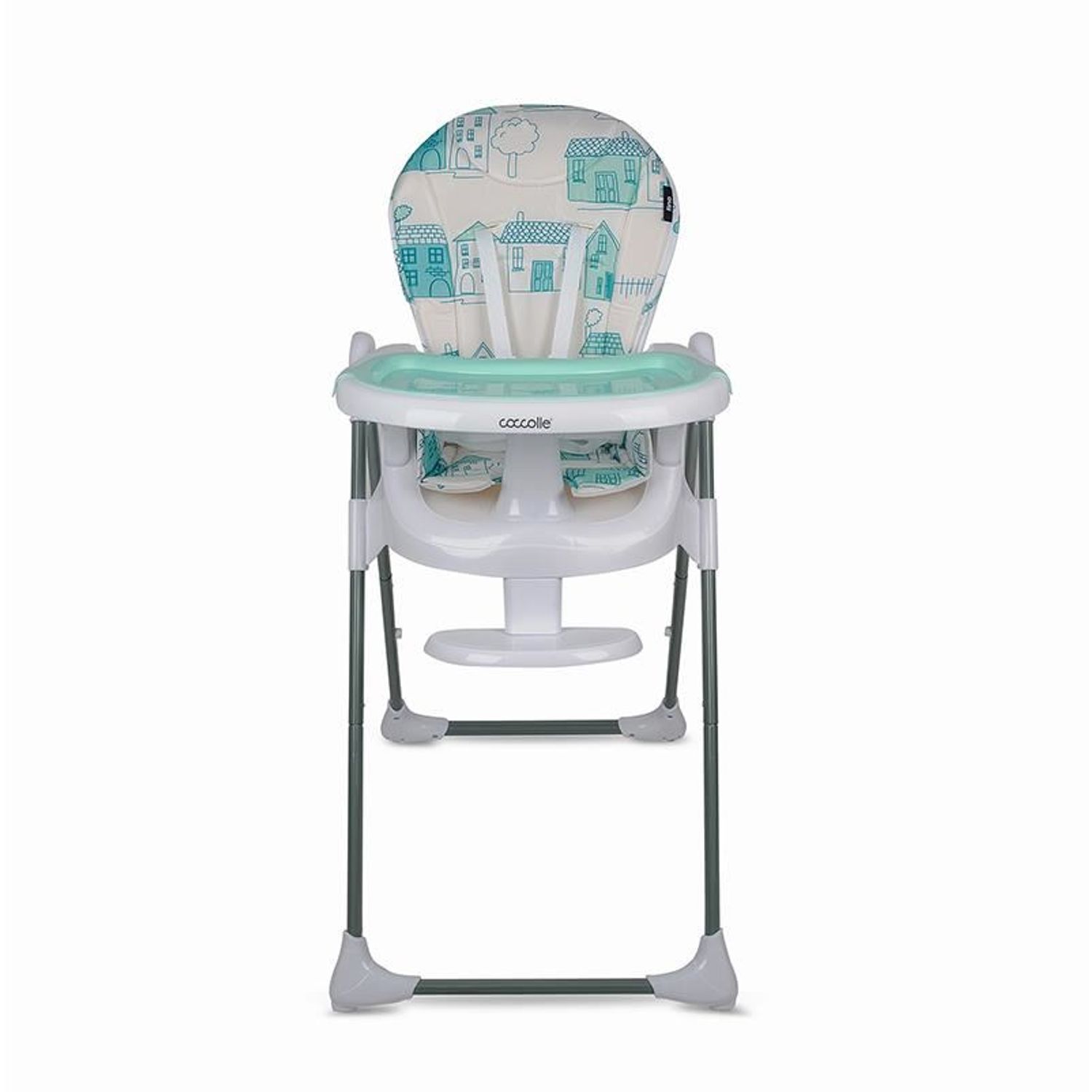 Scaun de luat masa Coccolle Fino Pastel Turquoise fotografia produsului View 4 L