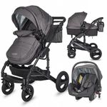 Carucior 3 in 1 transformabil Coccolle Oppa Gri fotografia produsului