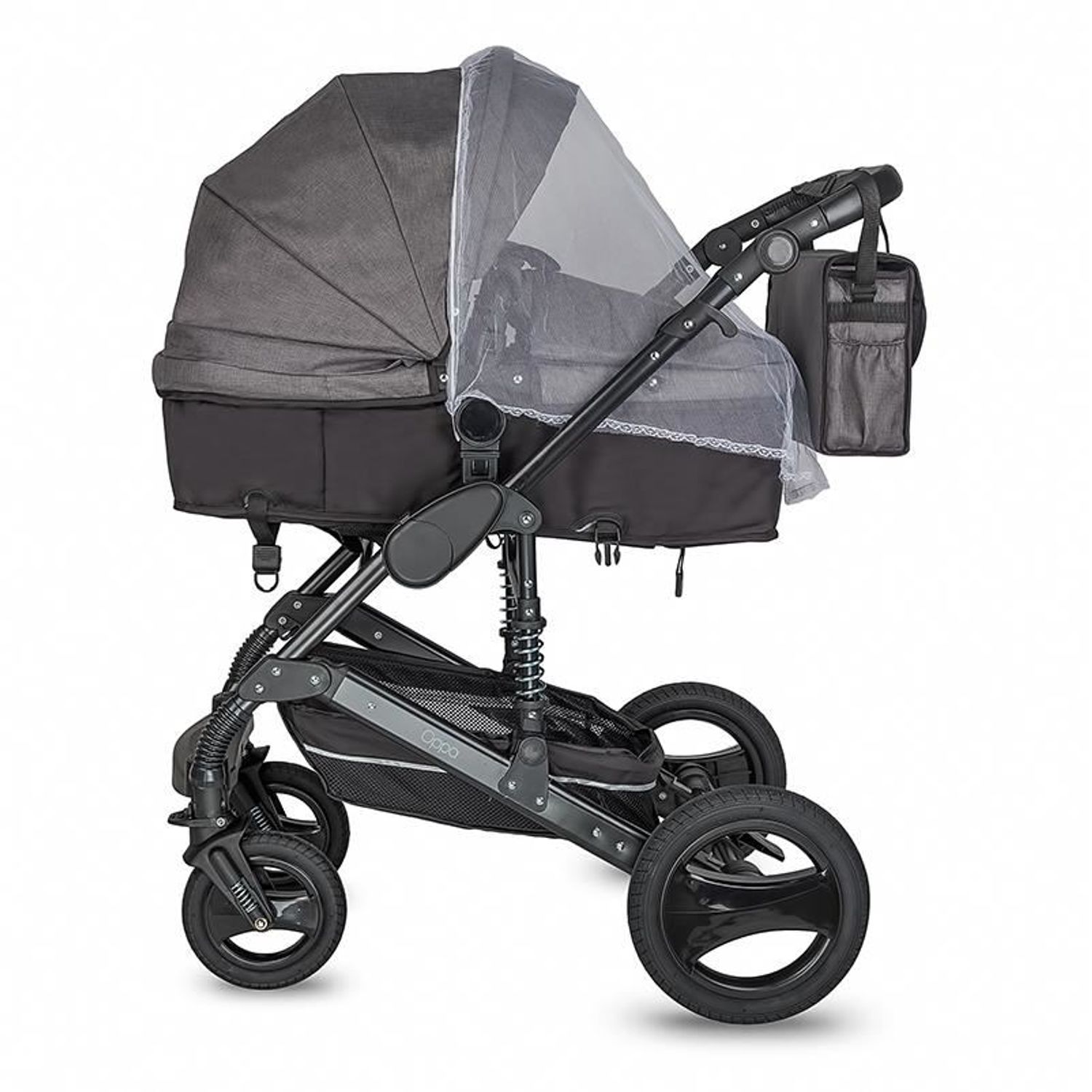 Carucior 3 in 1 transformabil Coccolle Oppa Gri fotografia produsului View 7 L