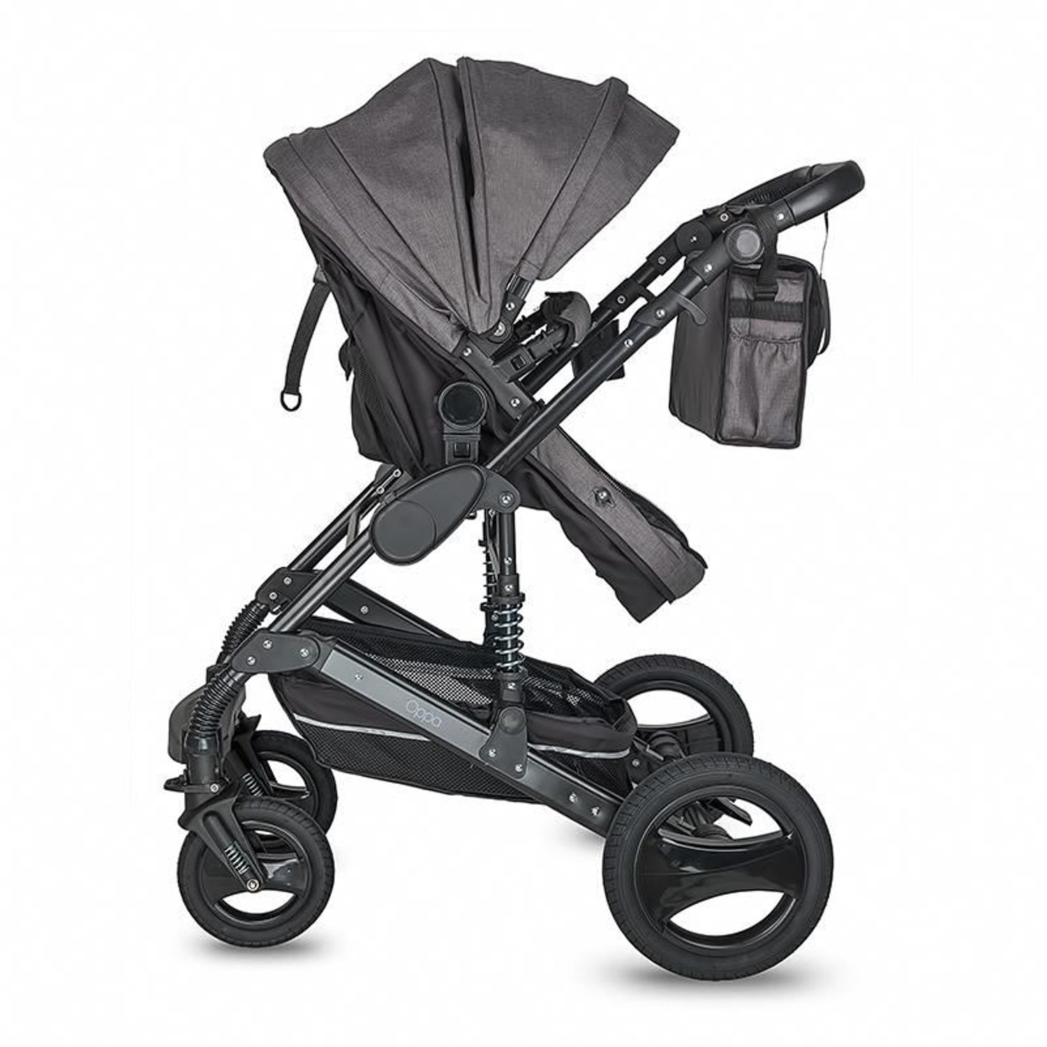 Carucior 3 in 1 transformabil Coccolle Oppa Gri fotografia produsului View 3 L