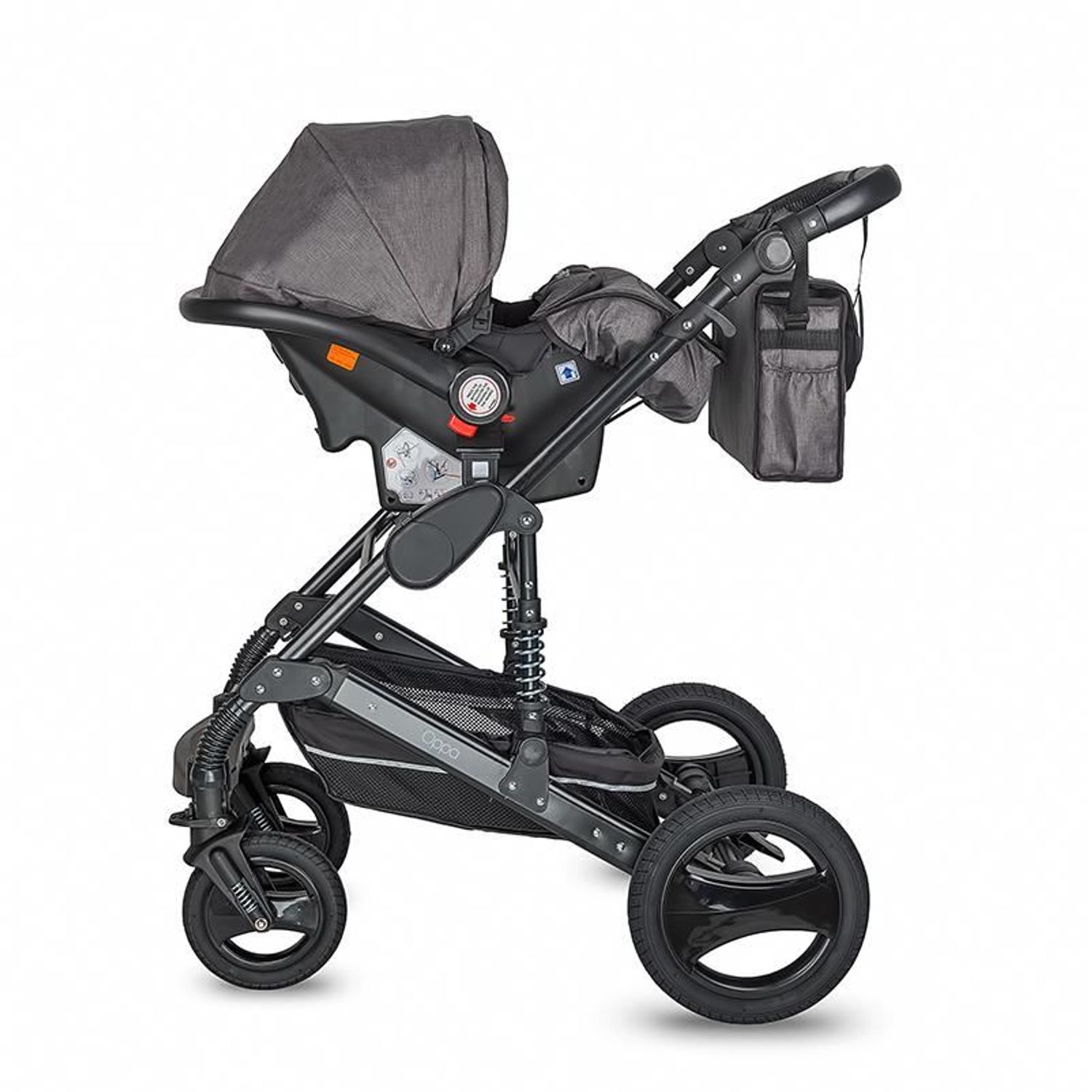 Carucior 3 in 1 transformabil Coccolle Oppa Gri fotografia produsului View 12 L