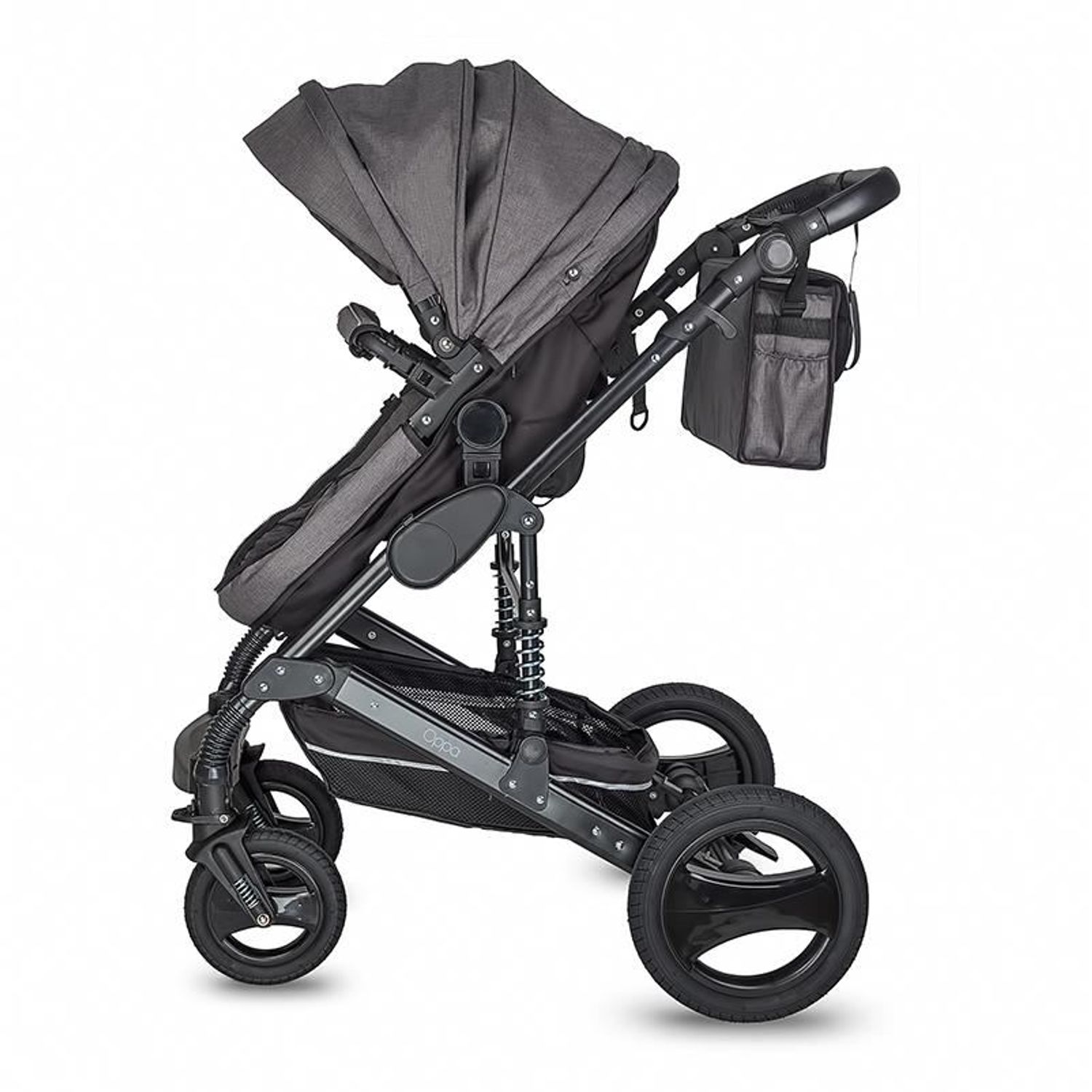 Carucior 3 in 1 transformabil Coccolle Oppa Gri fotografia produsului View 4 L