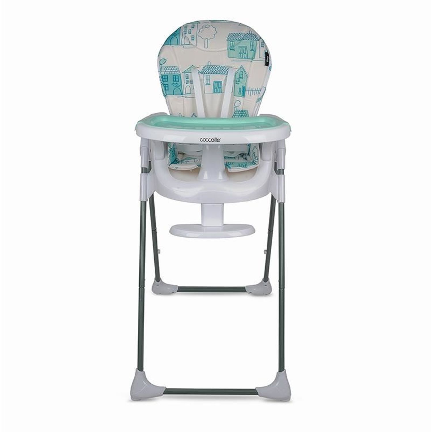 Scaun de luat masa Coccolle Fino Pastel Turquoise fotografia produsului View 2 L