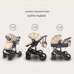 Carucior 3 in 1 transformabil Coccolle Oppa Gri fotografia produsului View 21 S