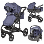 Carucior 3 in 1 transformabil Coccolle Oppa Albastru fotografia produsului