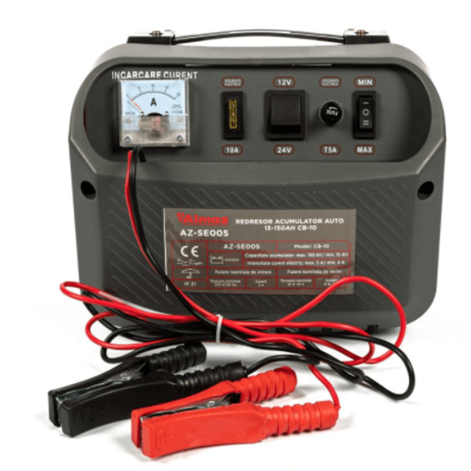 Robot redresor auto 12-24V,150Ah,cabluri incluse fotografia produsului View 2 L