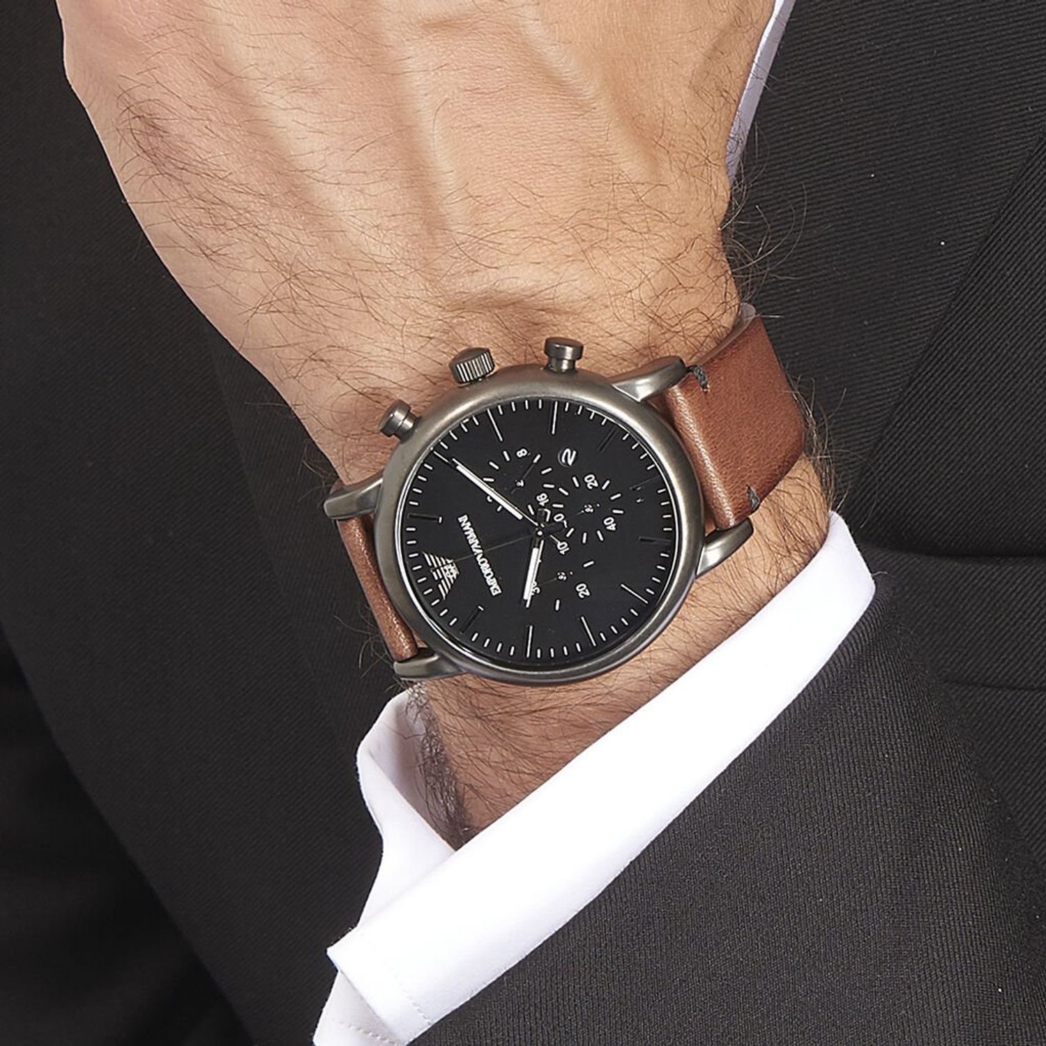 Ceas Barbati, EMPORIO ARMANI, Classici AR1919 fotografia produsului View 2 L