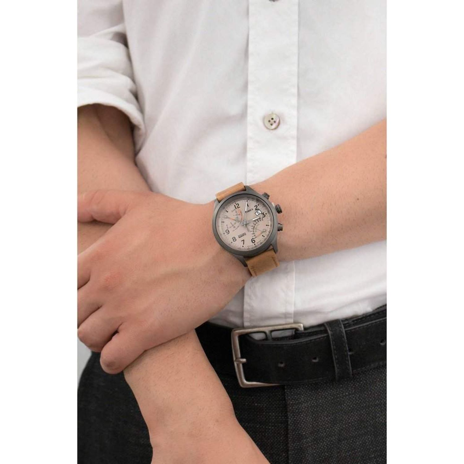 Ceas Barbati, Timex, Intelligent Quartz Fly Back TW2P78900 fotografia produsului View 4 L