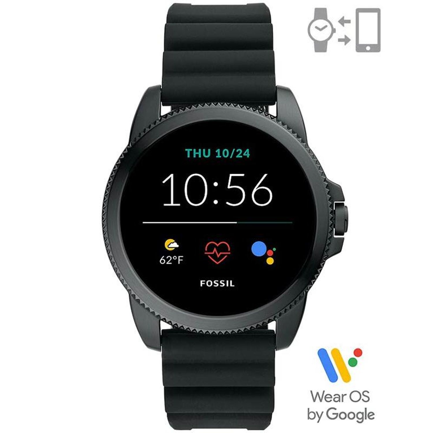 Ceas Smartwatch Barbati, Fossil, 5E FTW4047 fotografia produsului