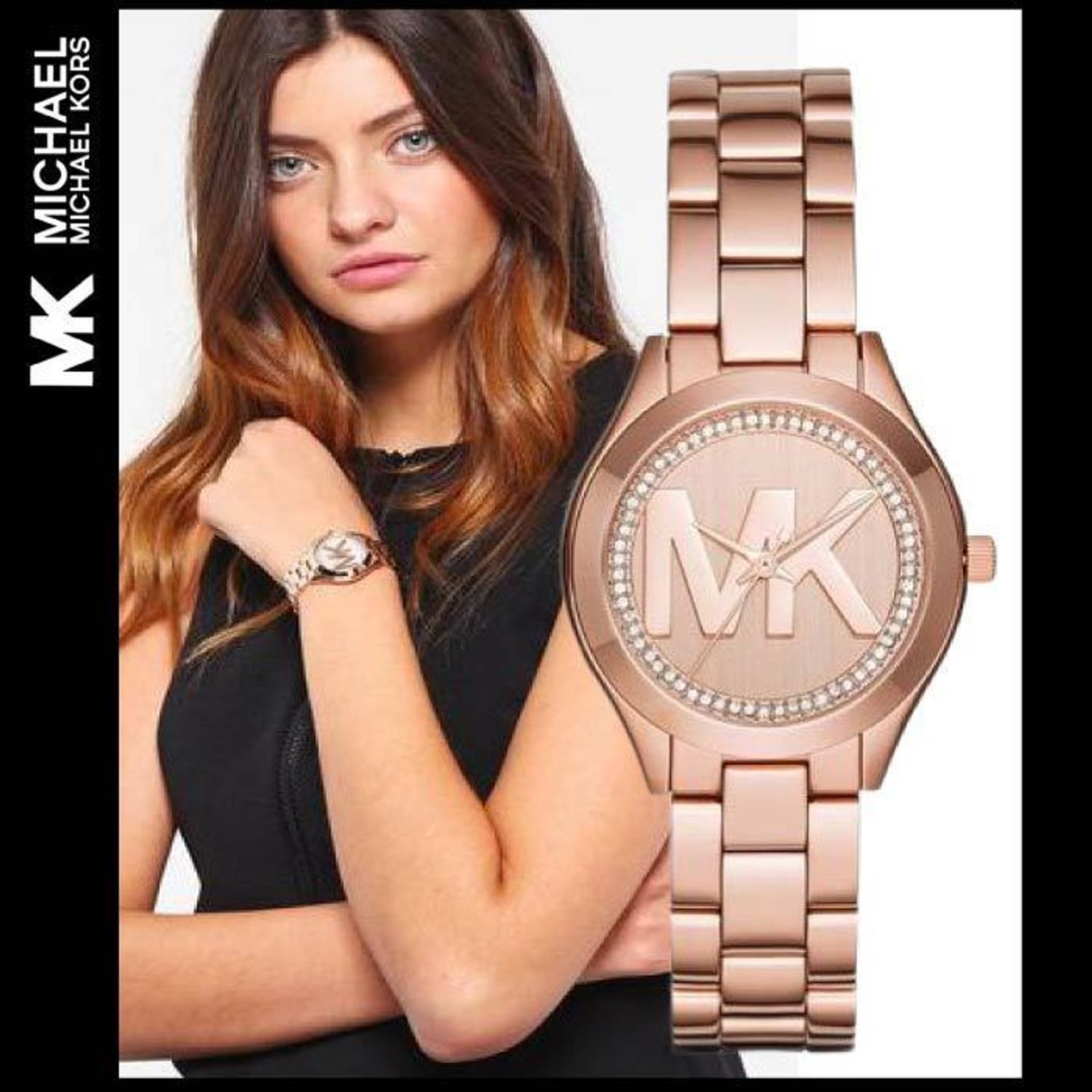 Ceas Dama, MICHAEL KORS, SLIM RUNWAY MK3549 fotografia produsului View 5 L