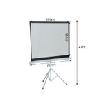 HomCom ecran de proiectie 100 inch, 4:3, trepied inclus fotografia produsului View 2 S
